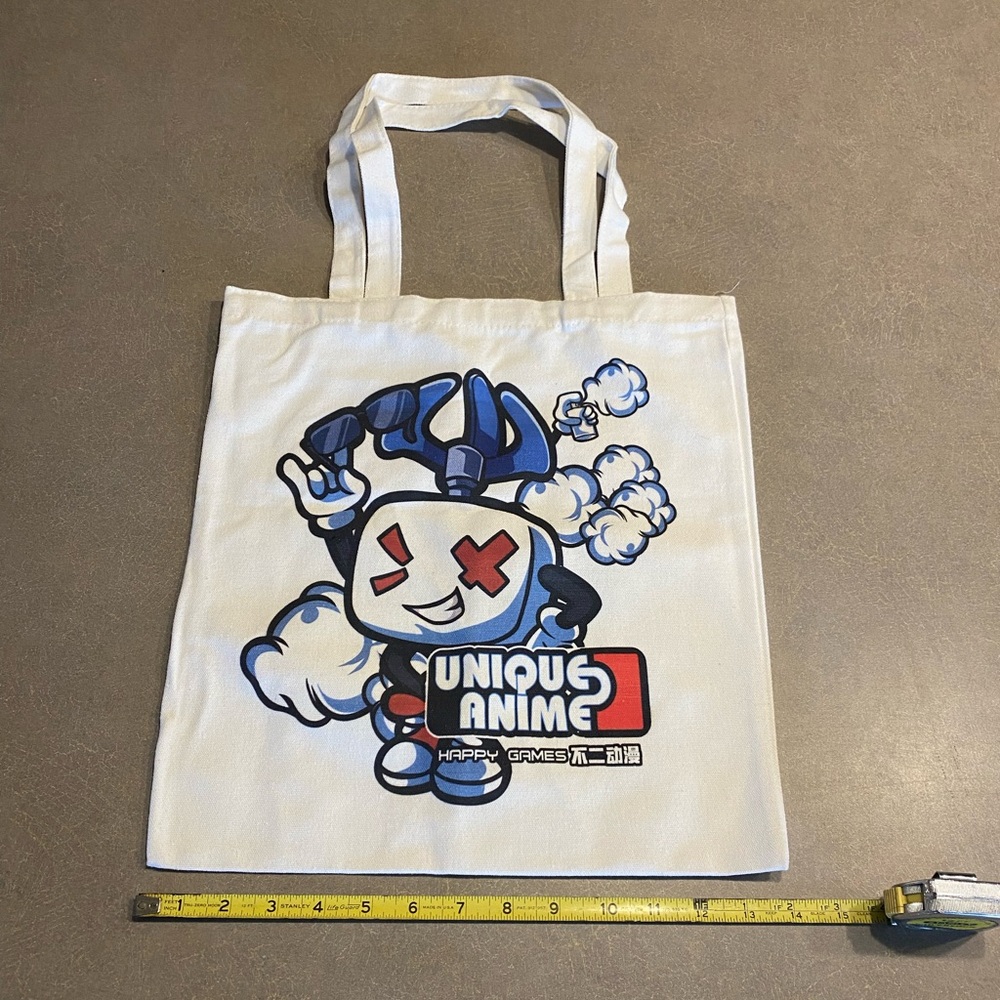 Unique Anime canvas tote bag